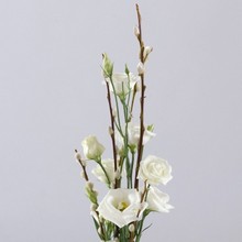 white modern flower arrangement 